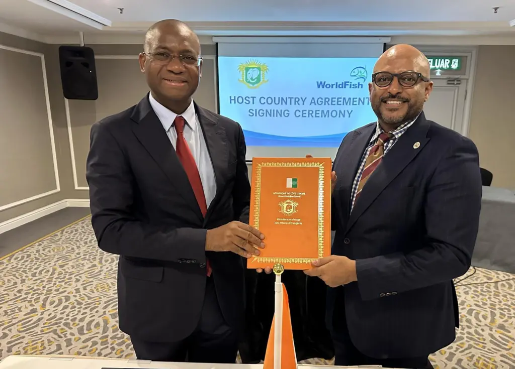 WorldFish and Côte d’Ivoire agreement