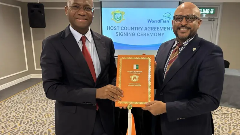 WorldFish and Côte d’Ivoire agreement
