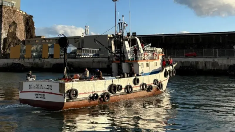 A Madeira fishing vessel