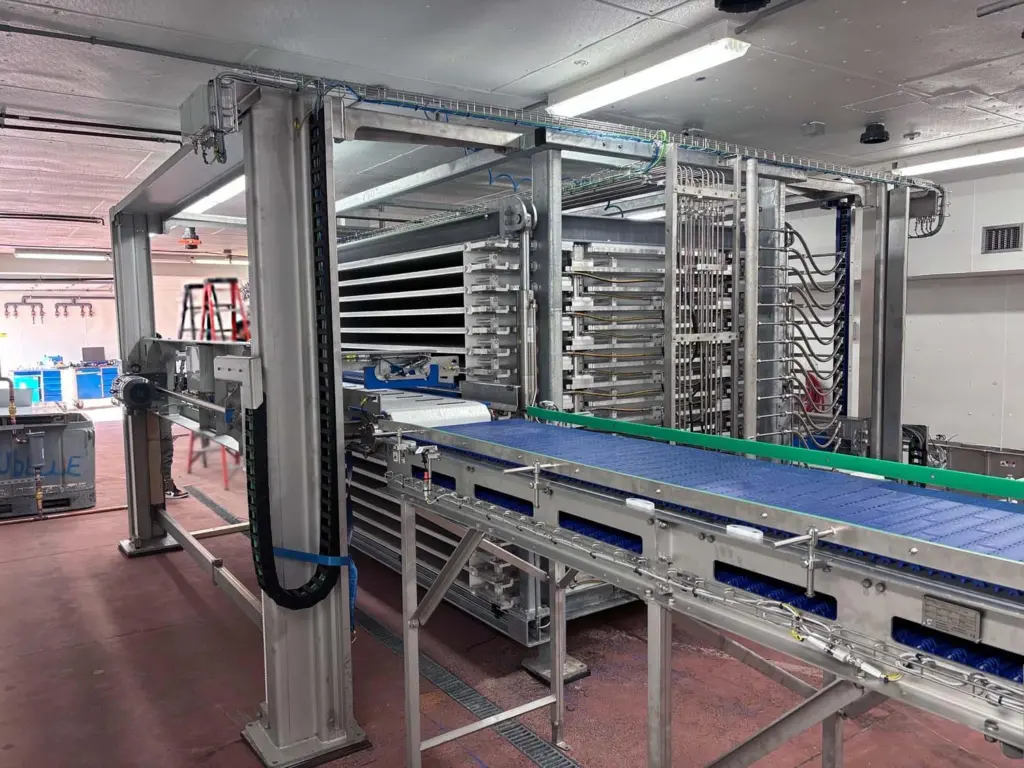 Automated redfish processing line at McGraw Seafood's New Brunswick facility