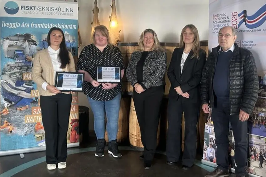 From left to right: Katarzyna Staszek, Malgorzata Barbara Sworowska, Sally Wattam, Hrefna Karlsdóttir and Bjarni Jonsson