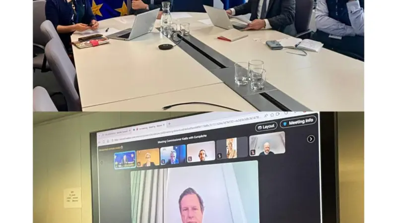 Members of the EC and Europeche at a meeting