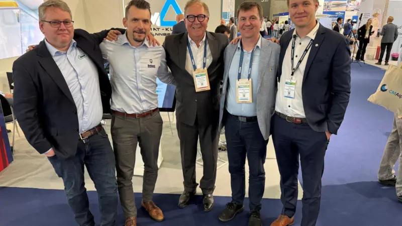 The picture shows five representatives from the NACA group