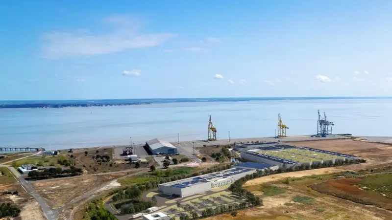 The site of the Verdon-sur-Mer aquaculture project