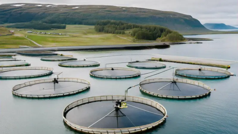 aquaculture closed pens at sea