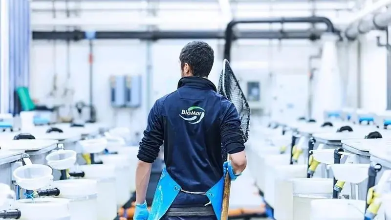 BioMar worker at the company's ATC Hirtshals facility