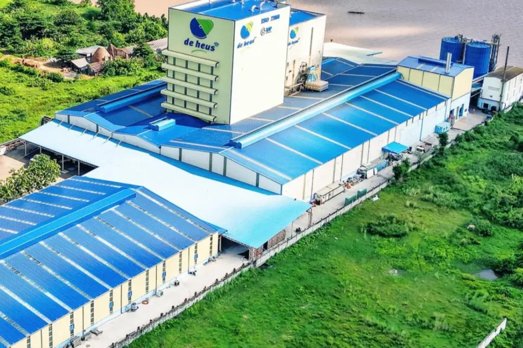 A shot of the new De Heus facility, located in Vinh Long Province