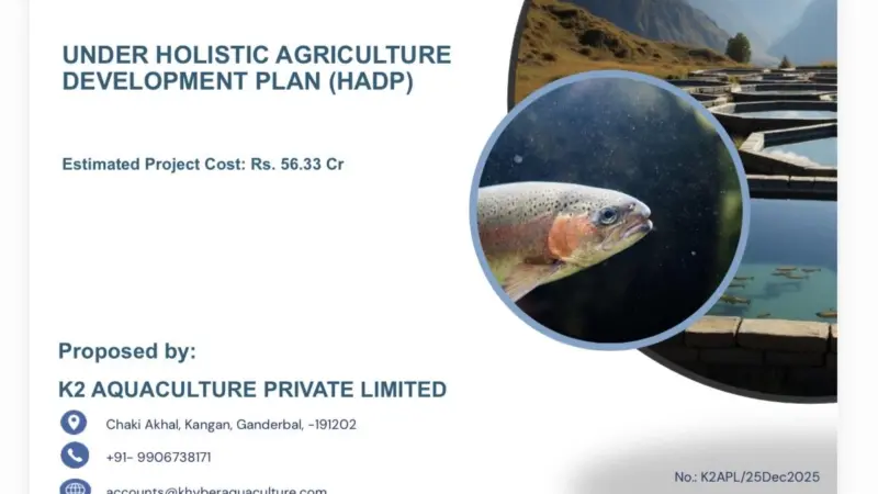 Khyber Aquaculture training programme front cover