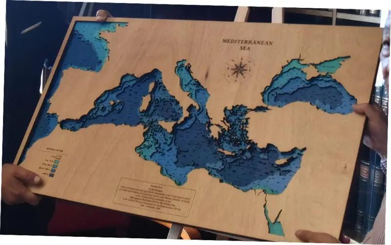 Map showing six Adriatic countries