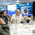 Discussions on shrimp feed at the interactive roundtable breakout sessions