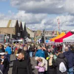 Crowds at Peterhead's SeaFest 2025 festival