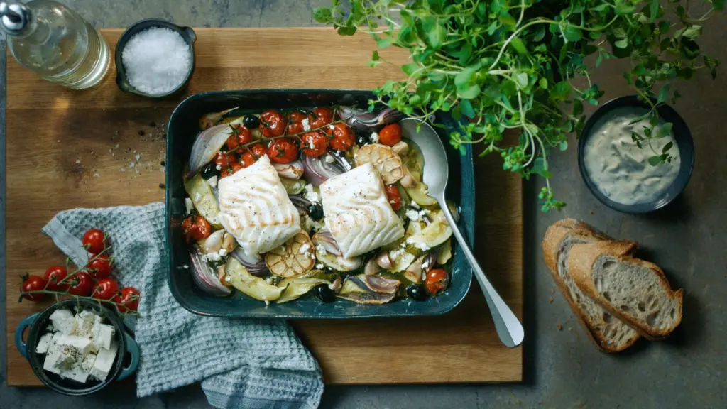 Picture of Norwegian cod prepared as a meal